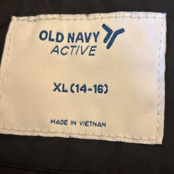Old Navy Active Kids Black Puffer Vest Size XL (14/16) - Picture 4 of 5